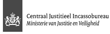 Centraal Justitieel Incassobureau, Ministerie van Justitie en Veiligheid logo